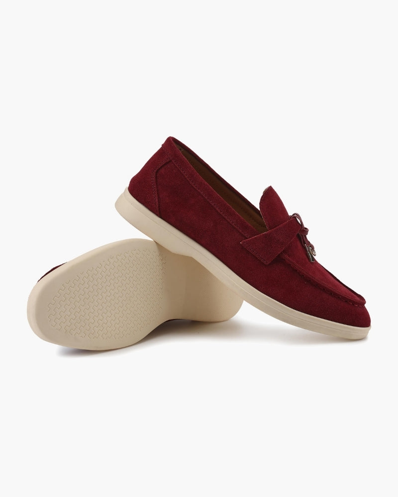 Old Money Suede Lady Loafers VIP