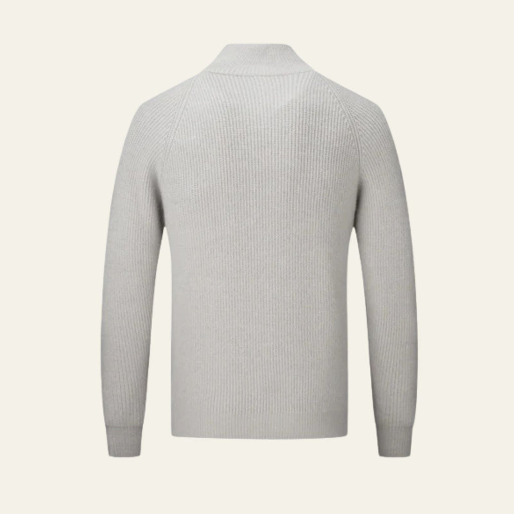 The Amalfi Wool Zipper Vest